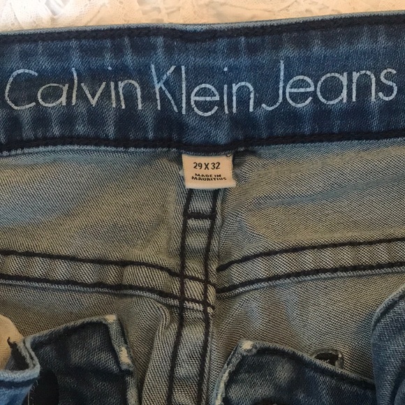 Calvin Klein Ultimate Skinny Distressed Jeans - Picture 5 of 8